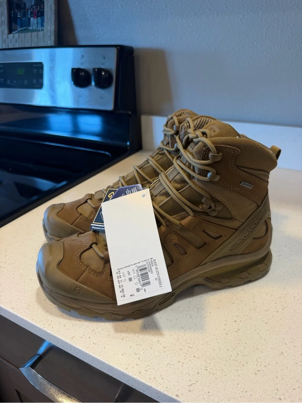 Salomon Men's Tactical Boots in Coyote